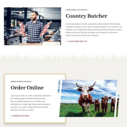Country Butcher Website Design with Free VPS Web Hosting