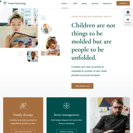 Psychology Website Design with Free VPS Web Hosting