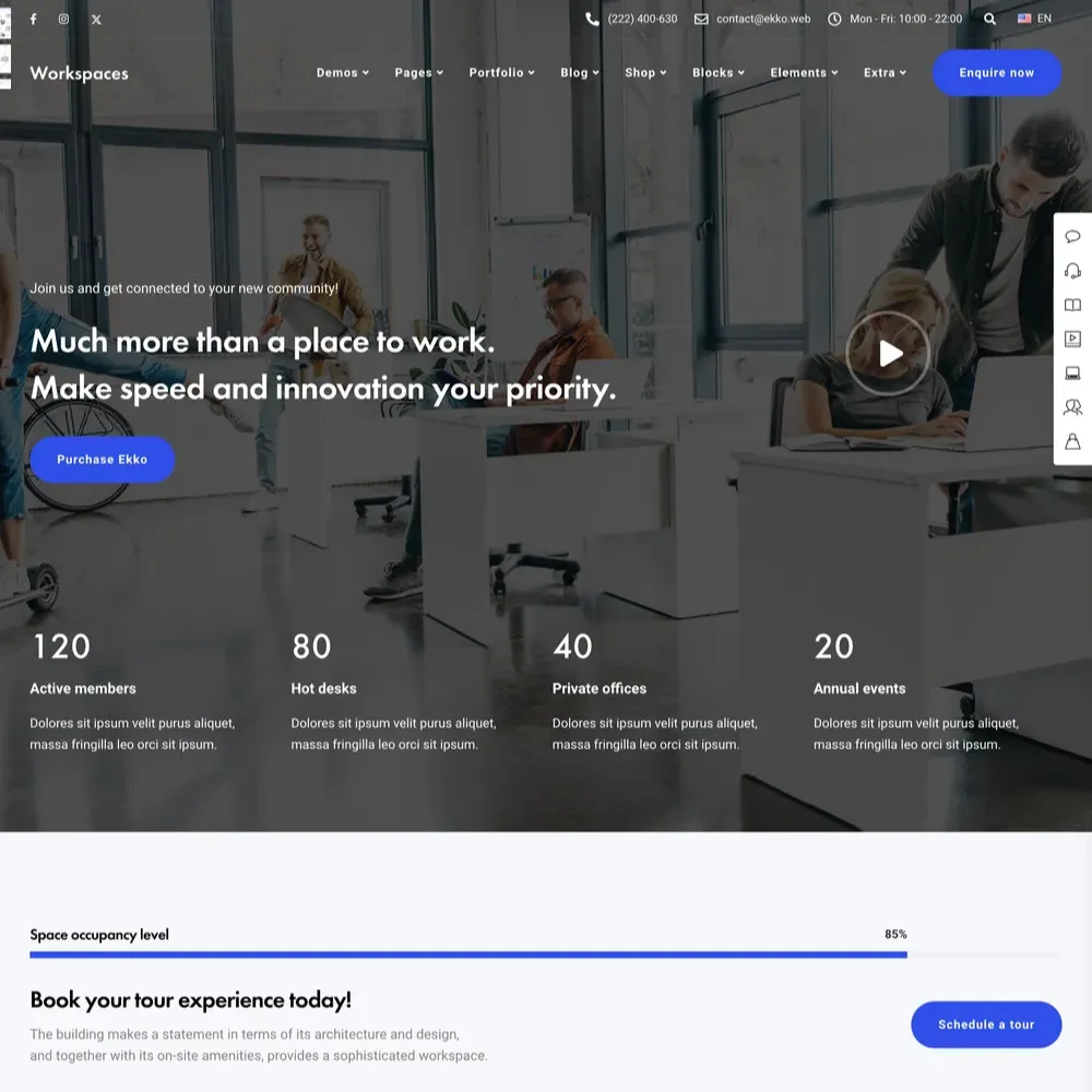 Workspace Website Design with Free VPS Web Hosting (1) Workspace Website Design with Free VPS Web Hosting