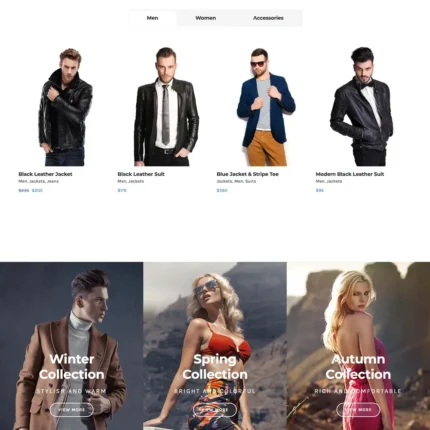 Classic Shop Website Design with Free VPS Web Hosting
