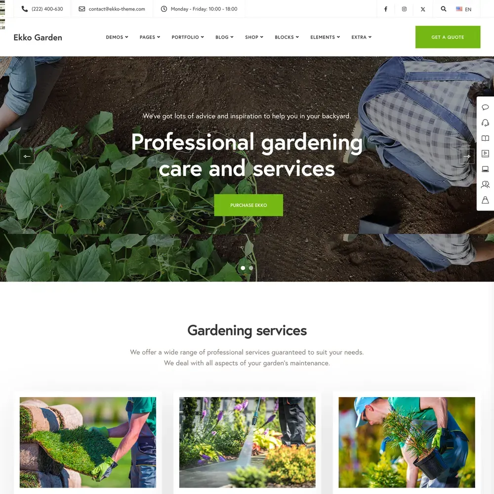 Gardening Service Website Design with Free VPS Web Hosting (1) Gardening Service Website Design with Free VPS Web Hosting