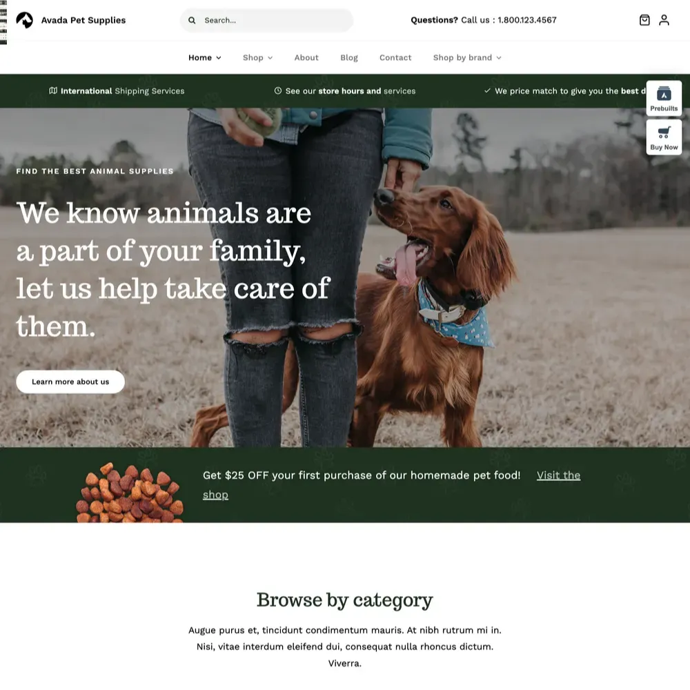 Pet Supplies Website Design with Free VPS Web Hosting (1) Pet Supplies Website Design with Free VPS Web Hosting