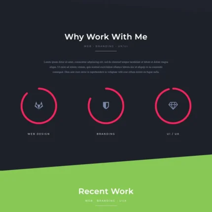 Freelancer Website Design with Free VPS Web Hosting