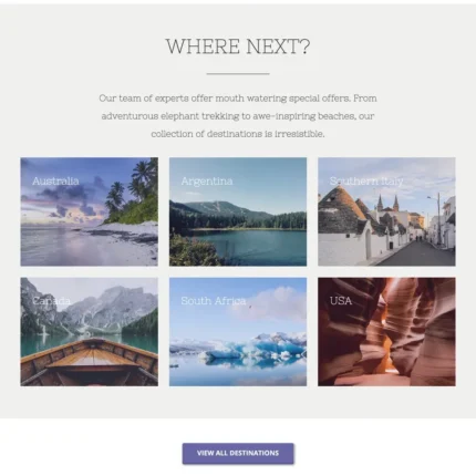Tour Travel Website Design with Free VPS Web Hosting