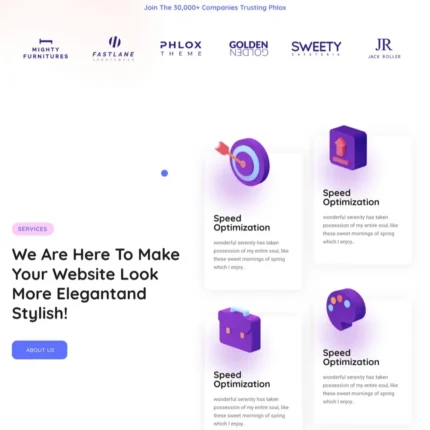 3D Agency Website Design with Free VPS Web Hosting