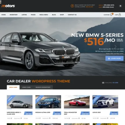 Car Dealership Website Design (1)