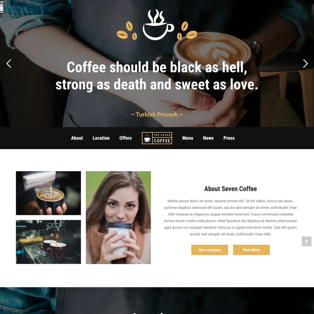 Coffee Store Website Design with Free VPS Web Hosting (1) Coffee Store Website Design with Free VPS Web Hosting