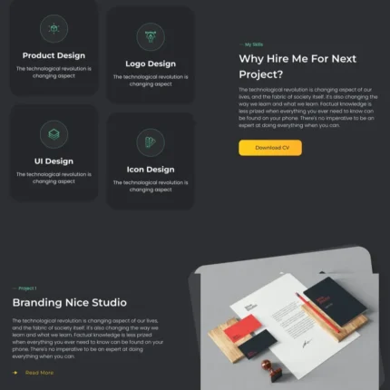 Freelance Designer Website Design with Free VPS Web Hosting