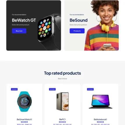 Geek Store Website Design with Free VPS Web Hosting