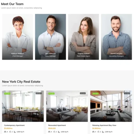 Local Real Estate Website Design with Free VPS Web Hosting