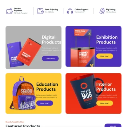 Print Shop Website Design with Free VPS Web Hosting