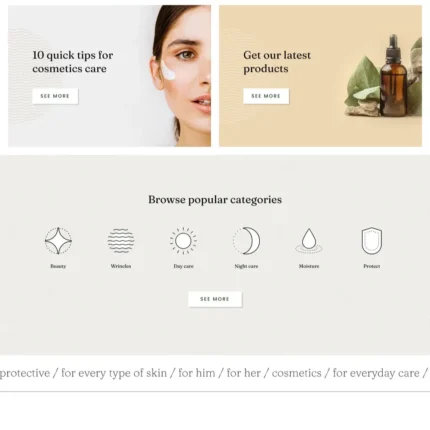 Cosmetics Website Design with Free Web Hosting (1)