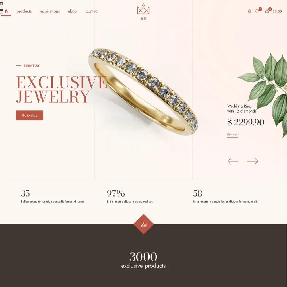 Jewellery Website Design with Free Web Hosting (1) Jewellery Website Design with Free Web Hosting