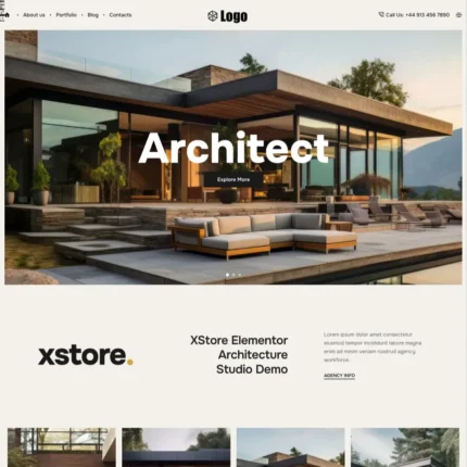 Architecture Studio Website Design with Free Web Hosting