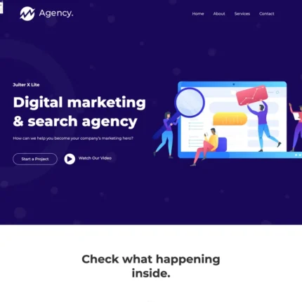 Online Advertising Website Design with Free Web Hosting