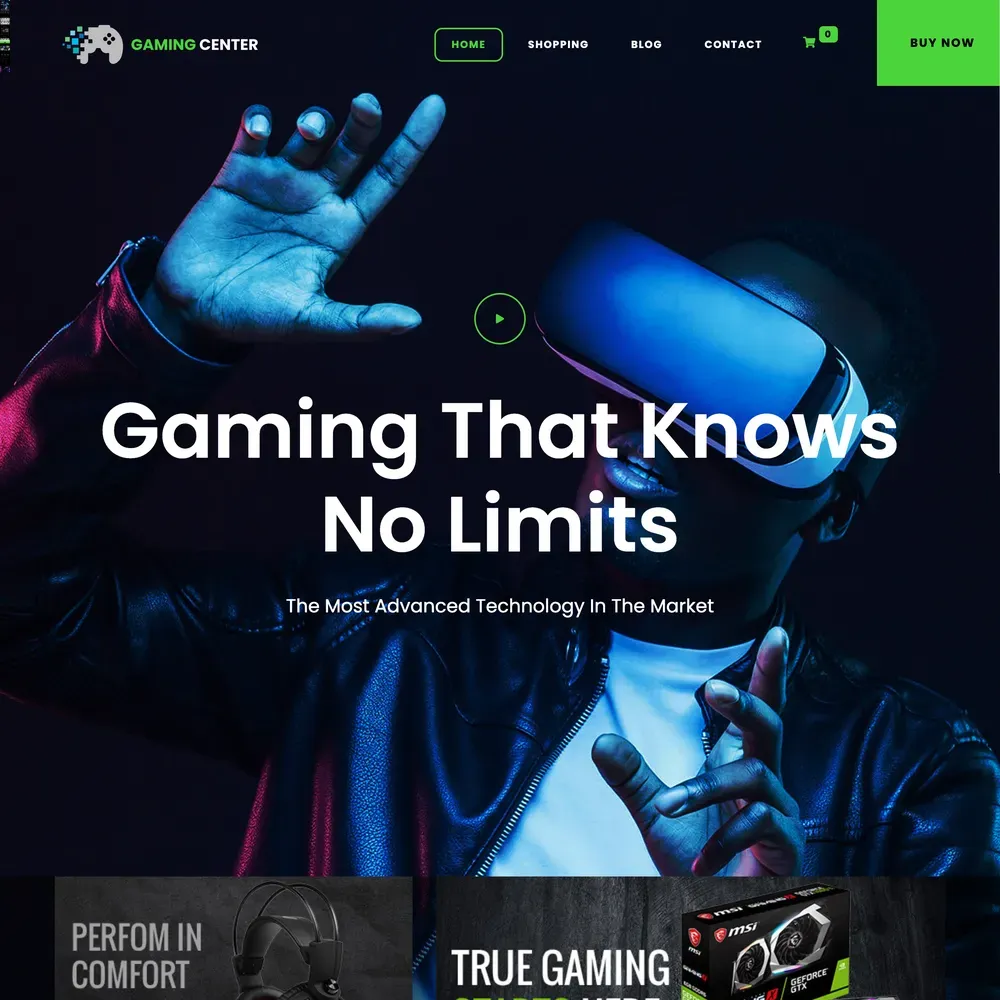 Gaming Shop Website Design with Free VPS Web Hosting (1) Gaming Shop Website Design with Free VPS Web Hosting