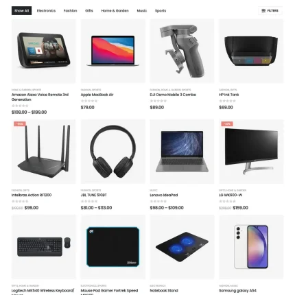 Laptop Shop Website Design with Free VPS Web Hosting